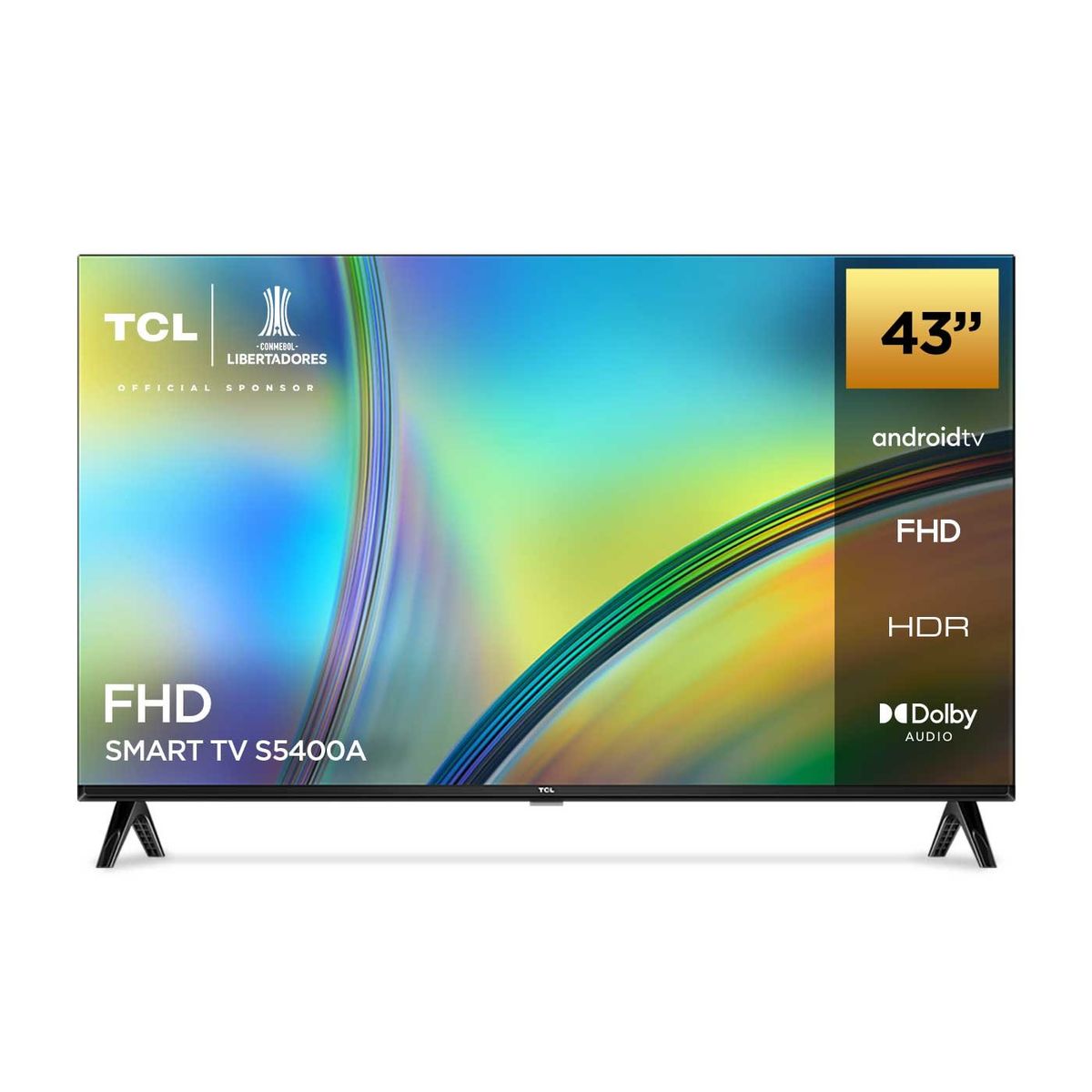 TCL - Televisor TCL 43" Pulgadas 109 cm 43S5400A FHD LED Smart TV Android