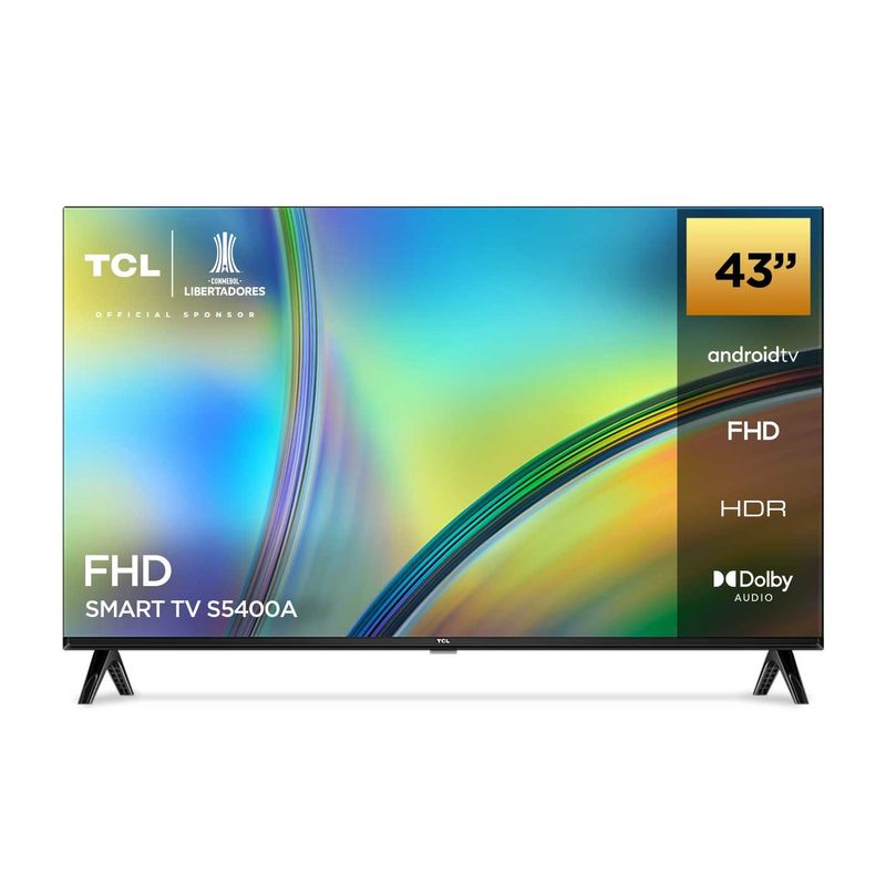 TCL - Televisor TCL 43" Pulgadas 109 cm 43S5400A FHD LED Smart TV Android