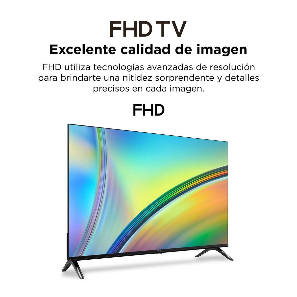 TCL - Televisor TCL 43" Pulgadas 109 cm 43S5400A FHD LED Smart TV Android