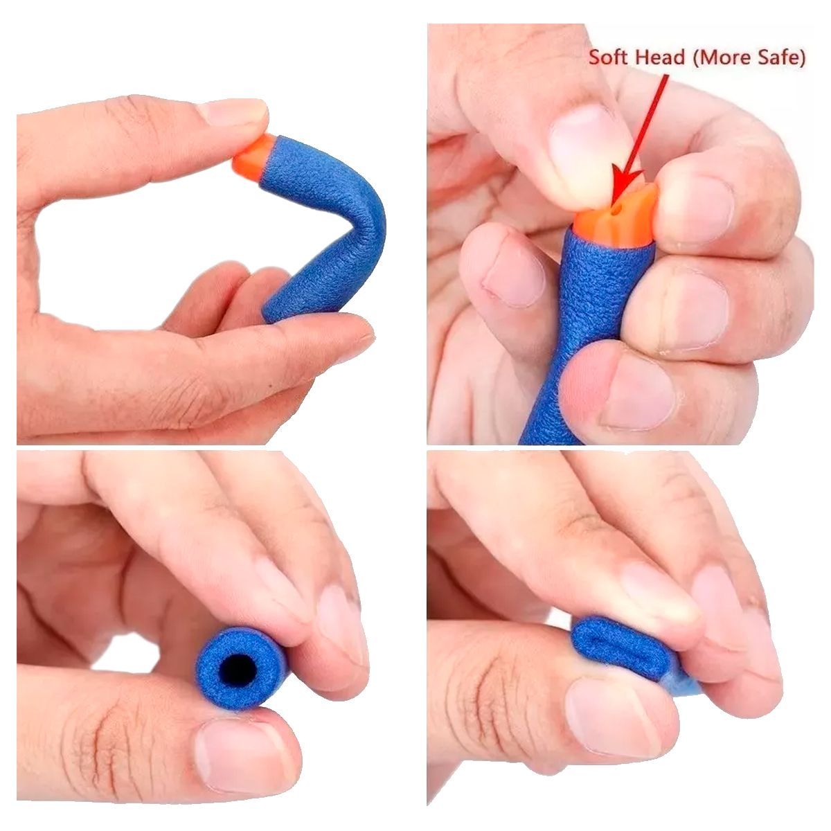 GENERICO - 50 Dardos Normal Balas Para Pistola Nerf Elite Juguete Niño