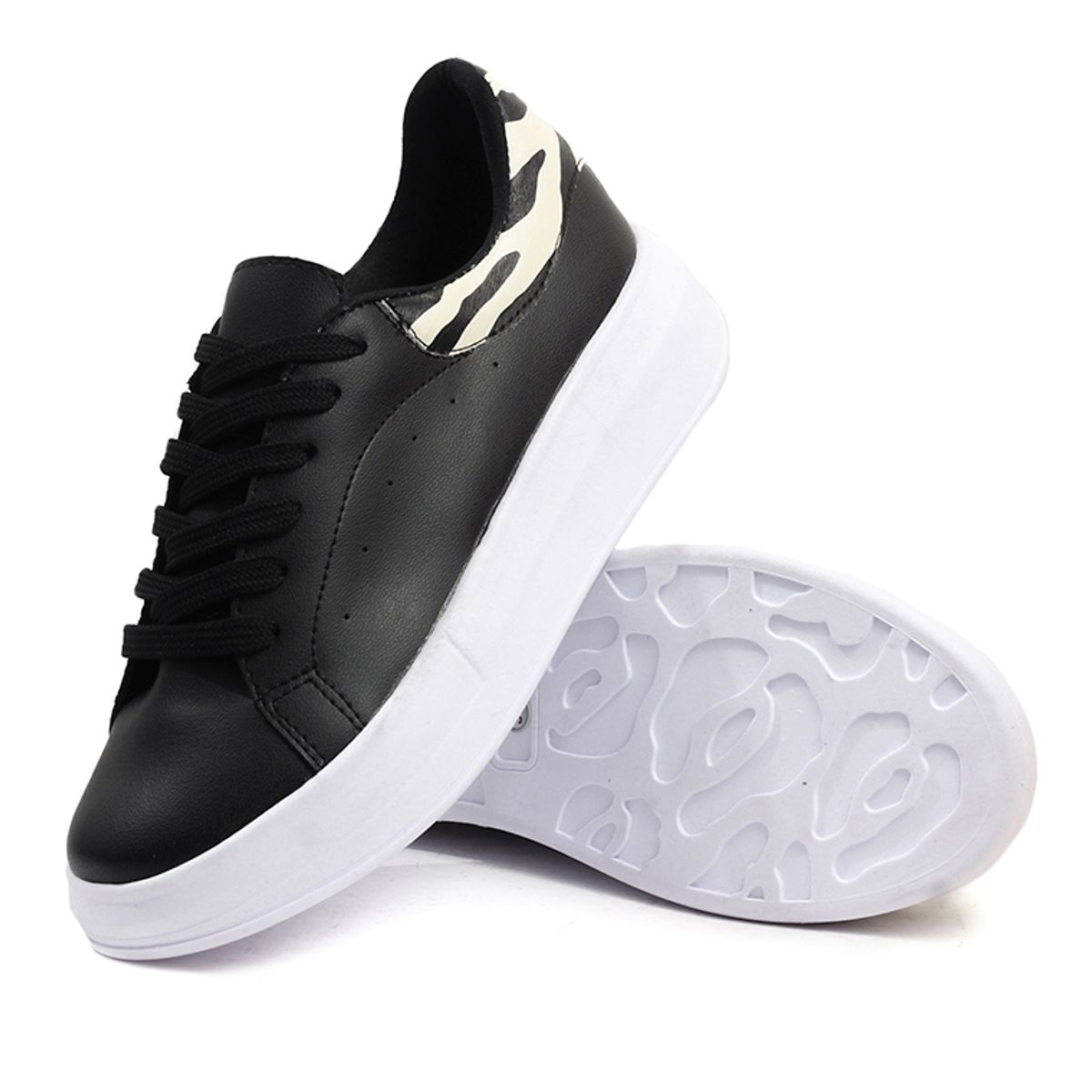 BALLERINA - Tenis Para Dama Negro Ballerinas Riley