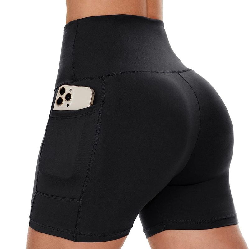POSEIDON SPORTWEAR - Short Deportivo Mujer Con Bolsillos Licra Para Deportes.