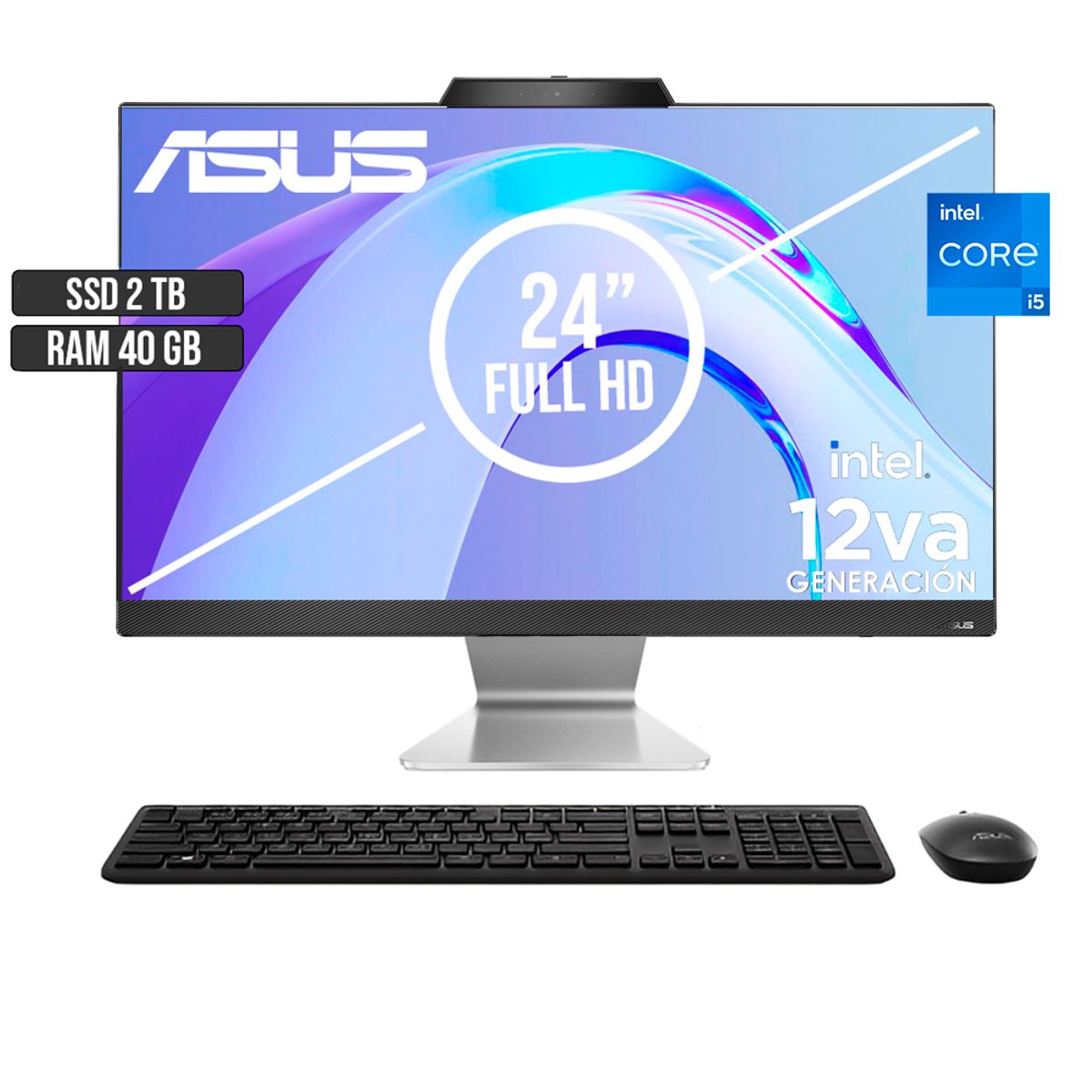 ASUS - TODO EN UNO ASUS INTEL CORE I5-1235U SSD 2TB RAM 40GB LED 24 FULL HD