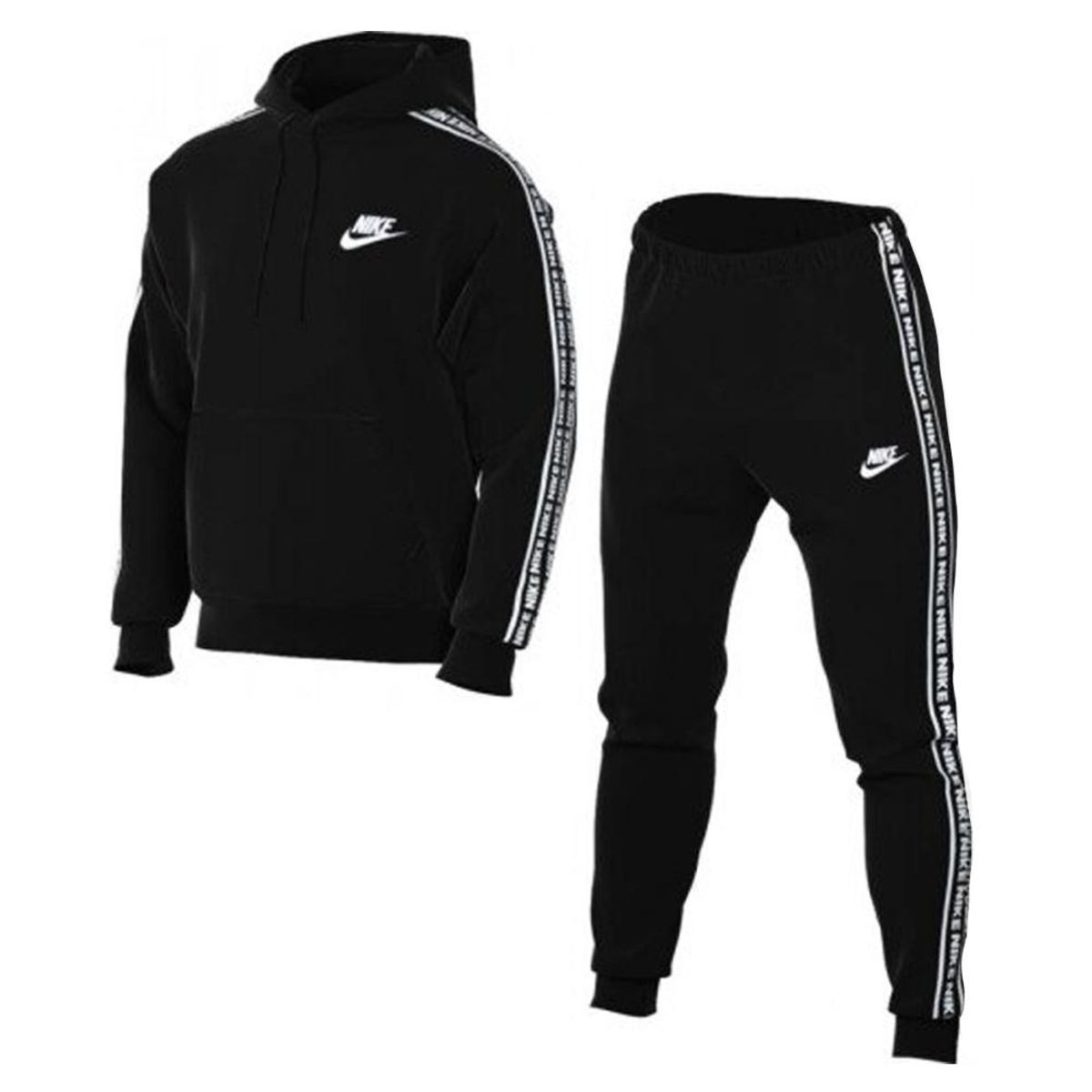 NIKE - Sudadera Nike Club Fleece Sportswear -Negro