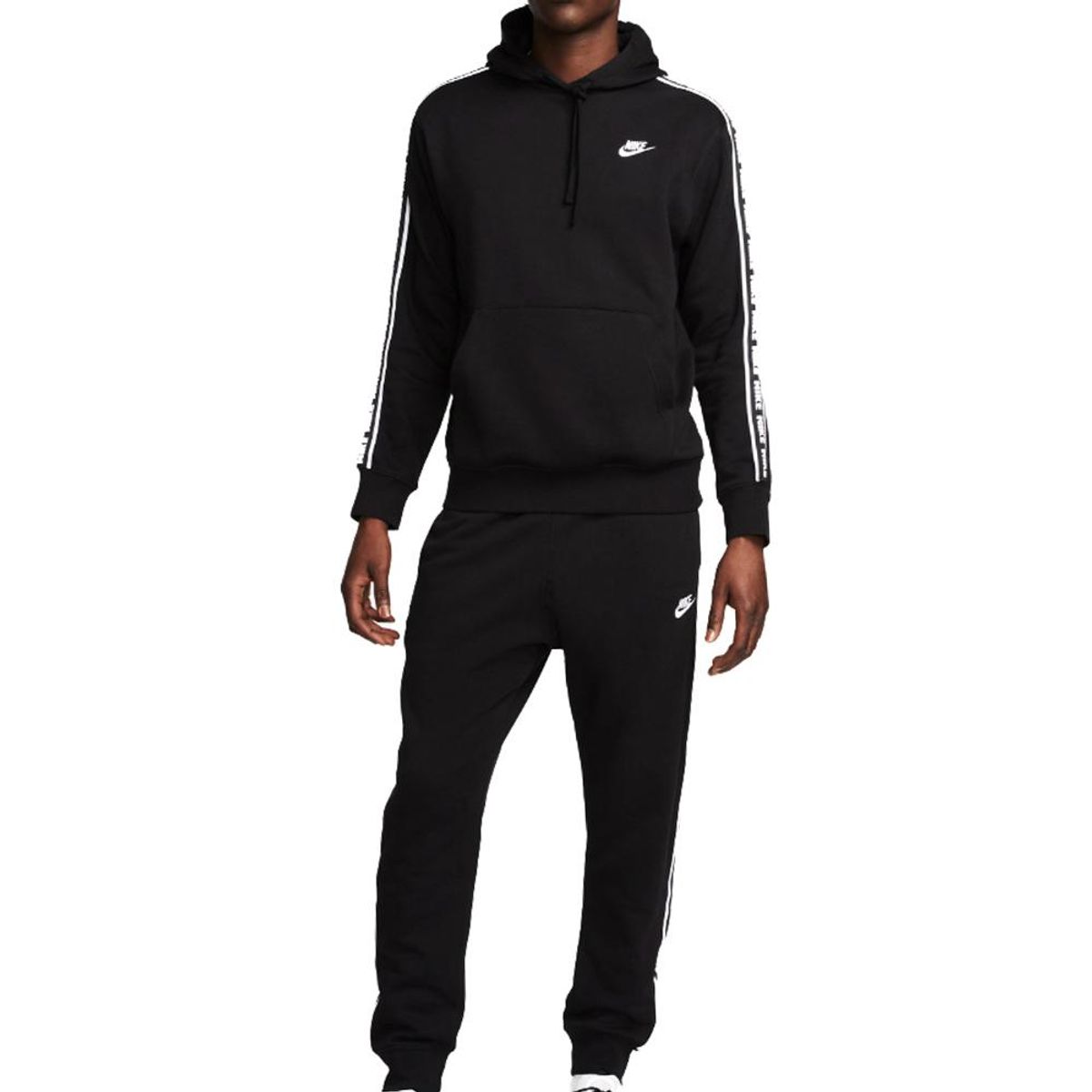 NIKE - Sudadera Nike Club Fleece Sportswear -Negro