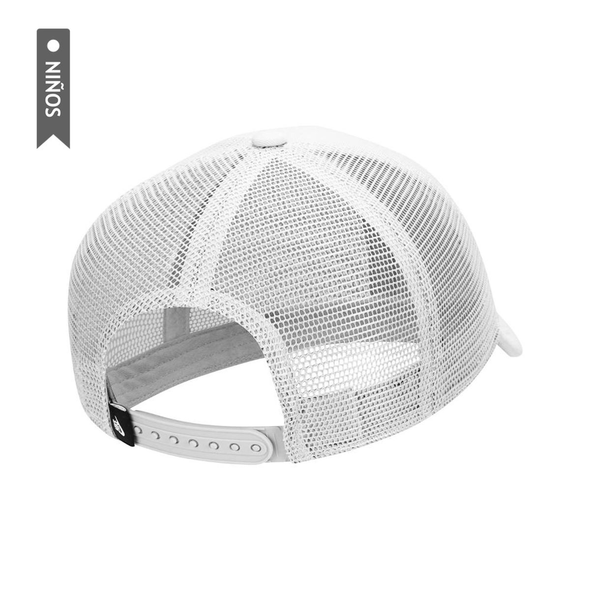 NIKE - Gorra Nike Rise Club Cap Trucker Niños-Gris