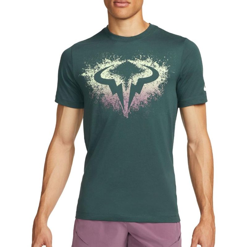 NIKE - Camiseta Nike Dri Fit Tennis Rn Tee Fa23-Vede Oscuro
