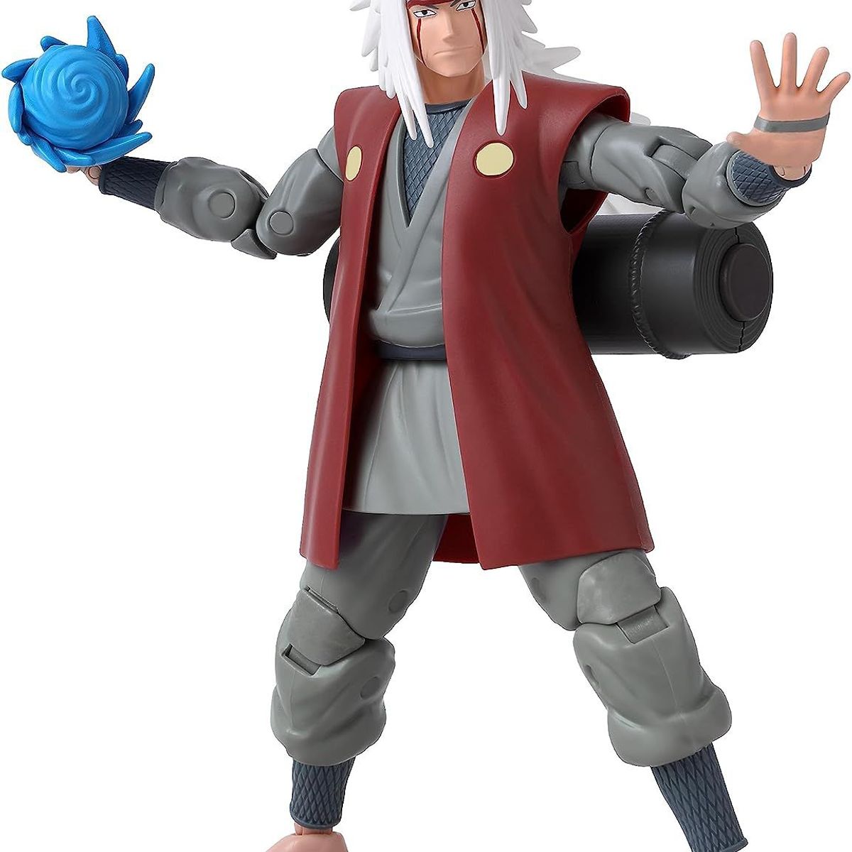 HASBRO - Jiraiya Figura Naruto Shippuden Anime Heroes Bandai 16 Cm