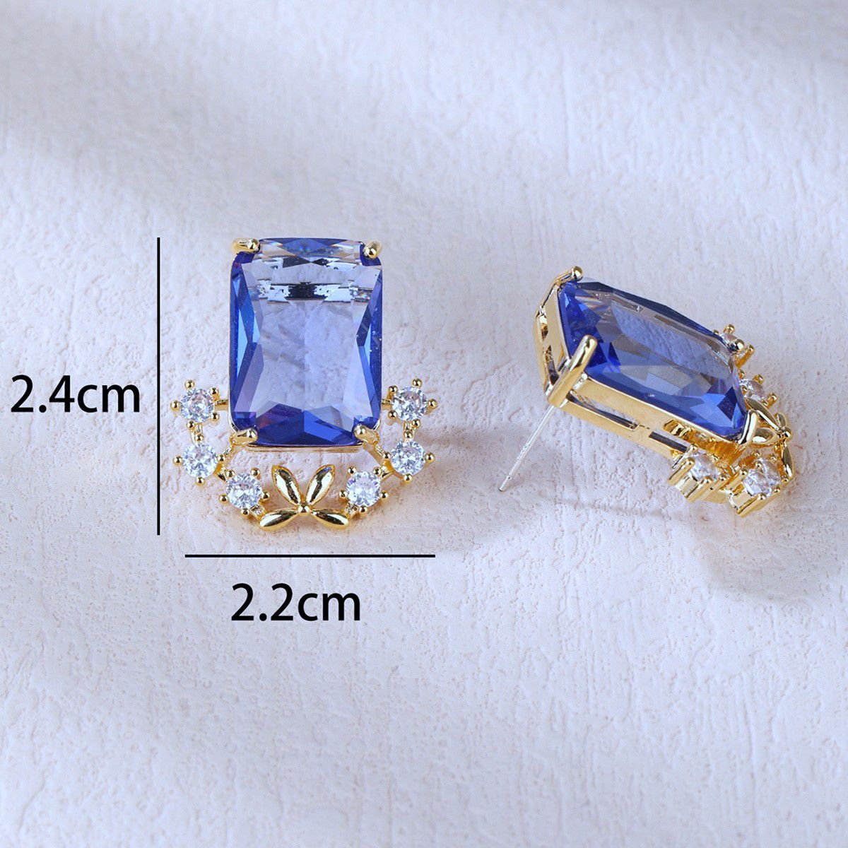 VERAMOREST - Aretes Reina  Veramorest- Azul_.