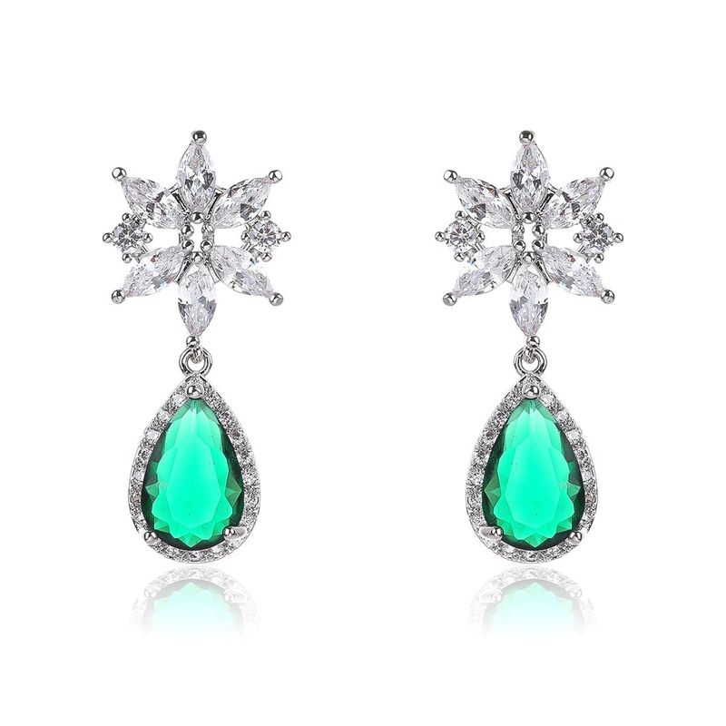 VERAMOREST - Aretes Flor Veramorest- Esmeralda_.