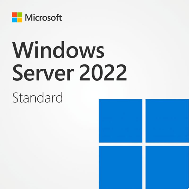 MICROSOFT - Microsoft Windows Server 2022 Standard OEI 16 Core Caja Fisica COA DVD