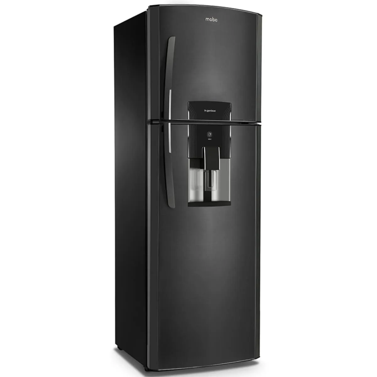 MABE - Nevera Mabe No Frost Congelador Superior 313 Lts Black Steel - RMA313FXCC