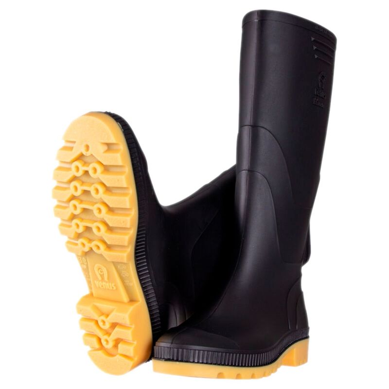 GENERICO - Botas Caucho Impermeable Llanera Clásica Moto Caña Alta