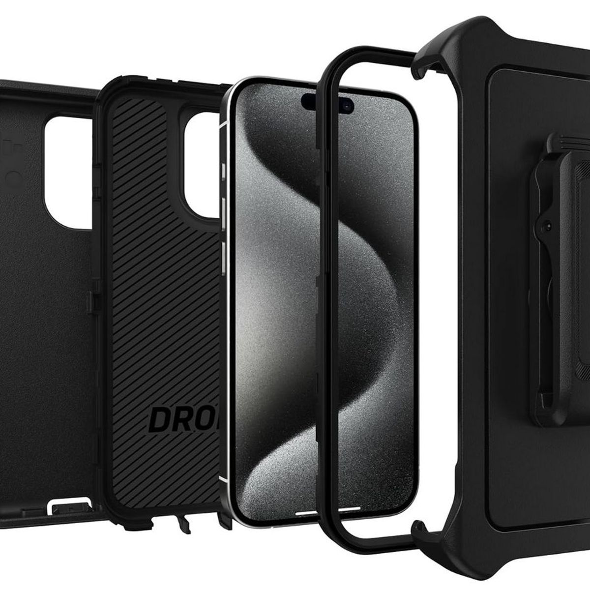 GENERICO - Carcasa estuche antigolpe defender para iphone 15