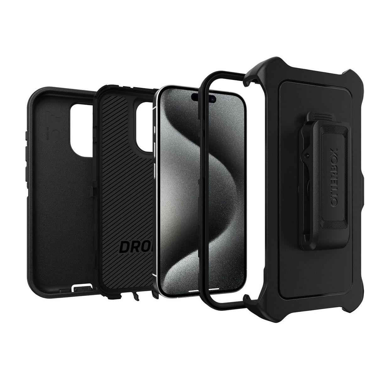 GENERICO - Carcasa estuche antigolpe defender para iphone 15