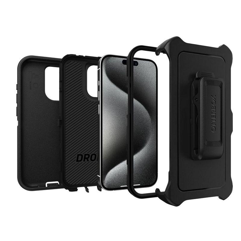 GENERICO - Carcasa estuche antigolpe defender para iphone 15 Pro Max