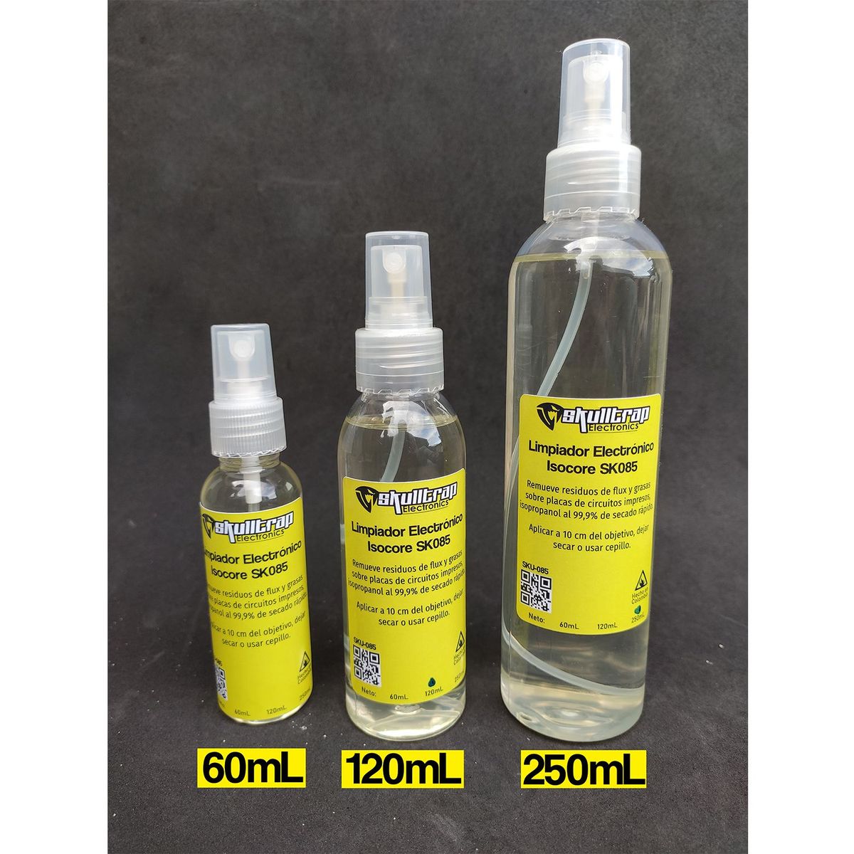 STAND - Limpiador Electrónico Alcohol Isopropílico 60mL Skulltrap original