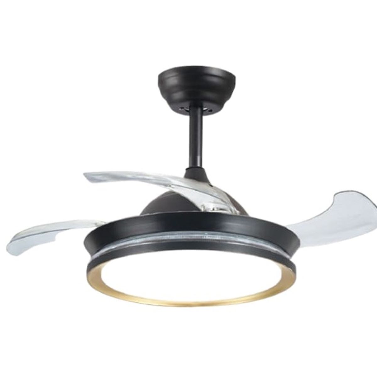 SANKEY - Ventilador de Techo Aspas Retráctiles Control Remoto y Lámpara 36 Pulg