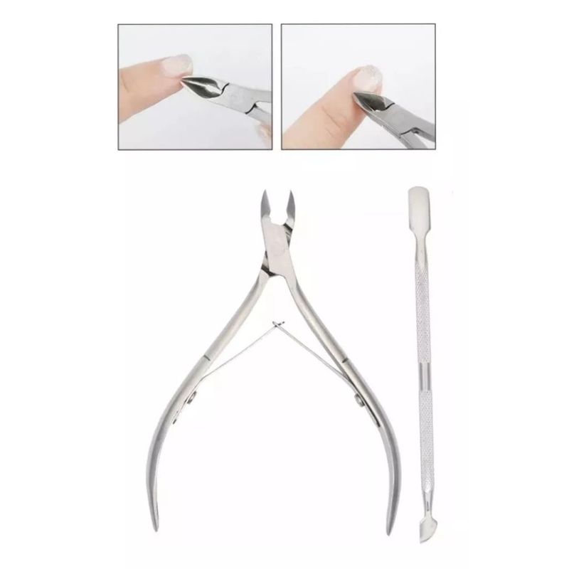 GENERICO - Corta Cuticula  Pusher Kit Empujador De Cutícula De Uñas