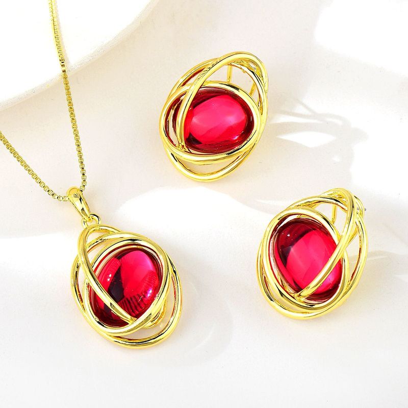 VERAMOREST - Set Aretes y Collar  Maxima  Veramorest