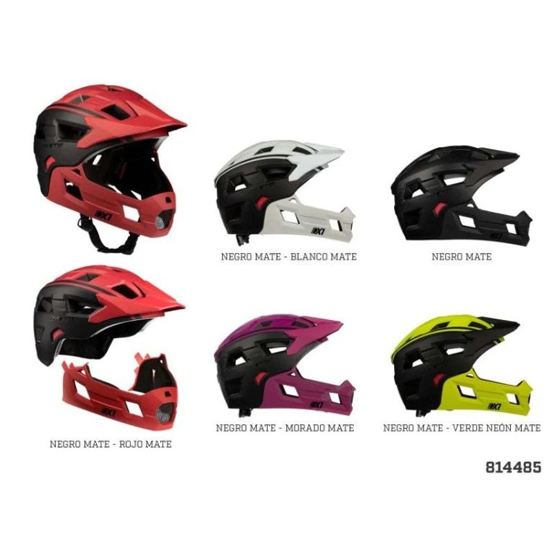 GW - CASCO FULLFACE INFANTIL BMX REMOVIBLE X1 GW