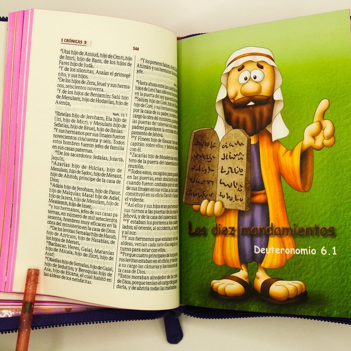 SBC - Biblia Infantil Reina Valera 1960 Para Niñas - Forro Rosado