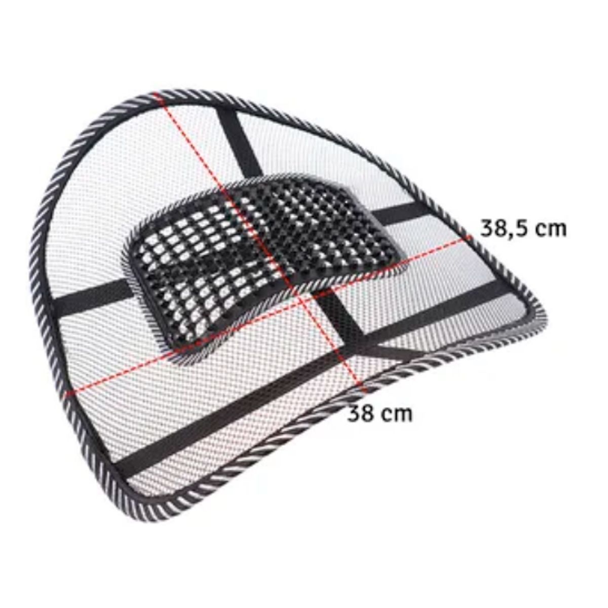 GENERICO - Corrector Postura Espalda Cojín Lumbar Espaldar Carro Sillas