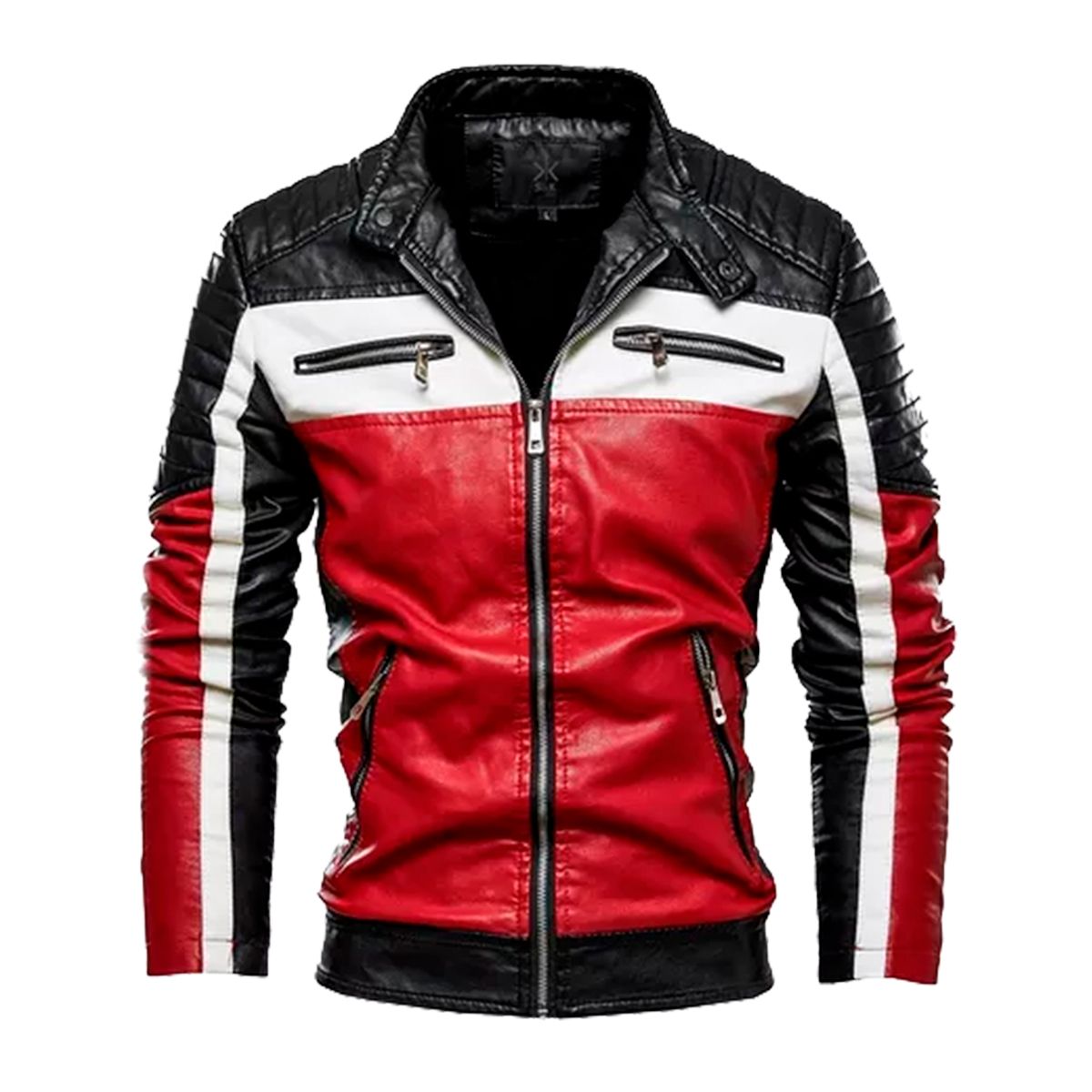 SYK - Chaqueta para hombre de cuerotex Toronto