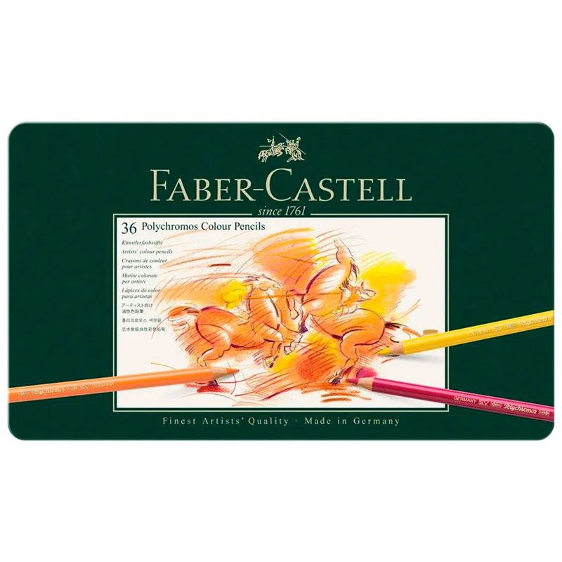 GENERICO - Faber Castell Premium Polychromos X36 Color Set Profesional