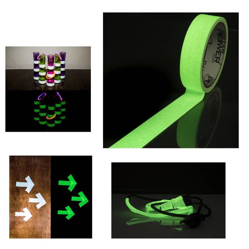 GENERICO - Cinta Gaffer Glow Tape 9mts x 25cm