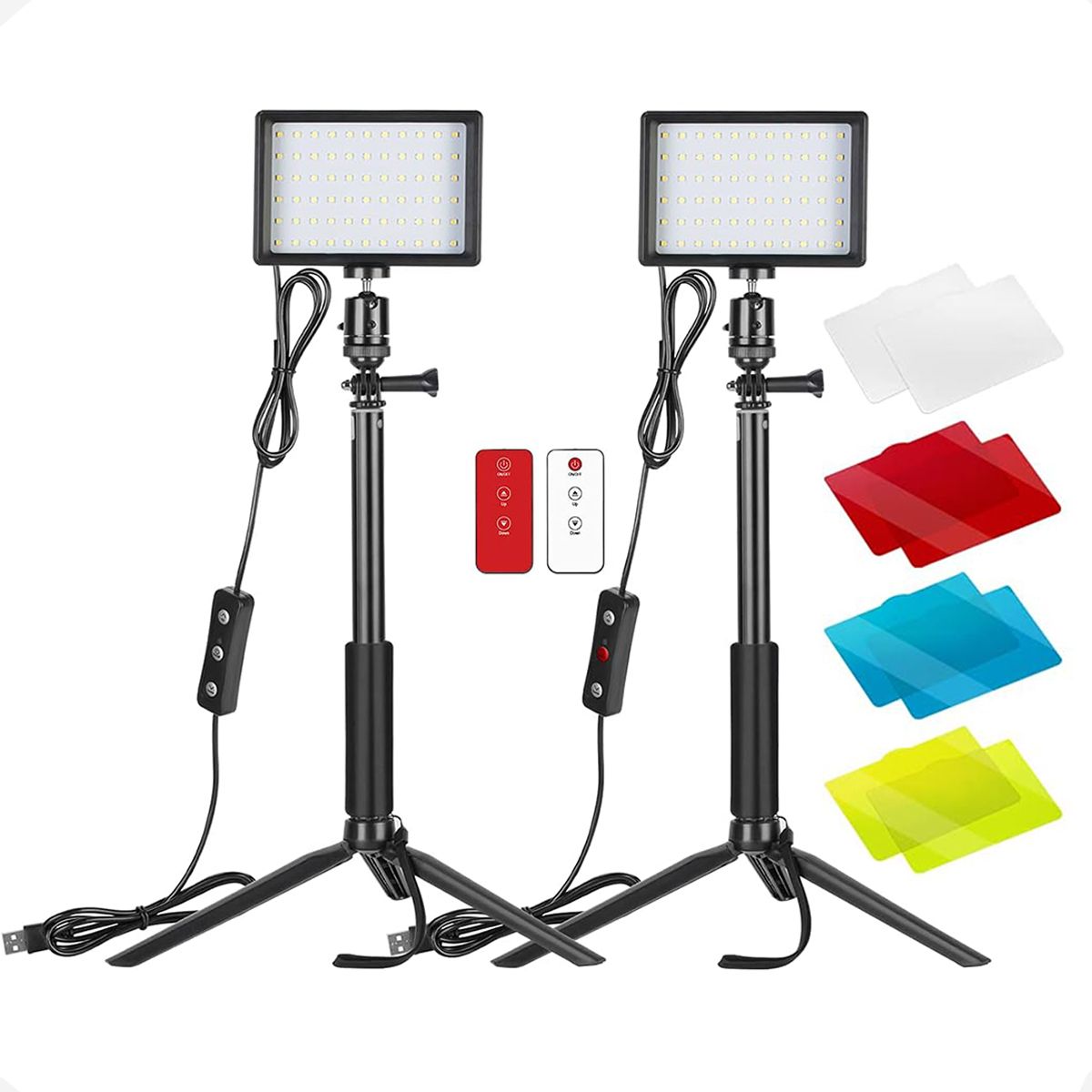 OEM - Set De 2 Luces Led Kit Para Fotografía Y Video Trípode Luz