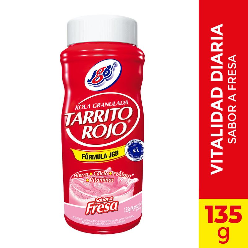 JGB - Tarrito Rojo Jgb Sabor Fresa X 135g