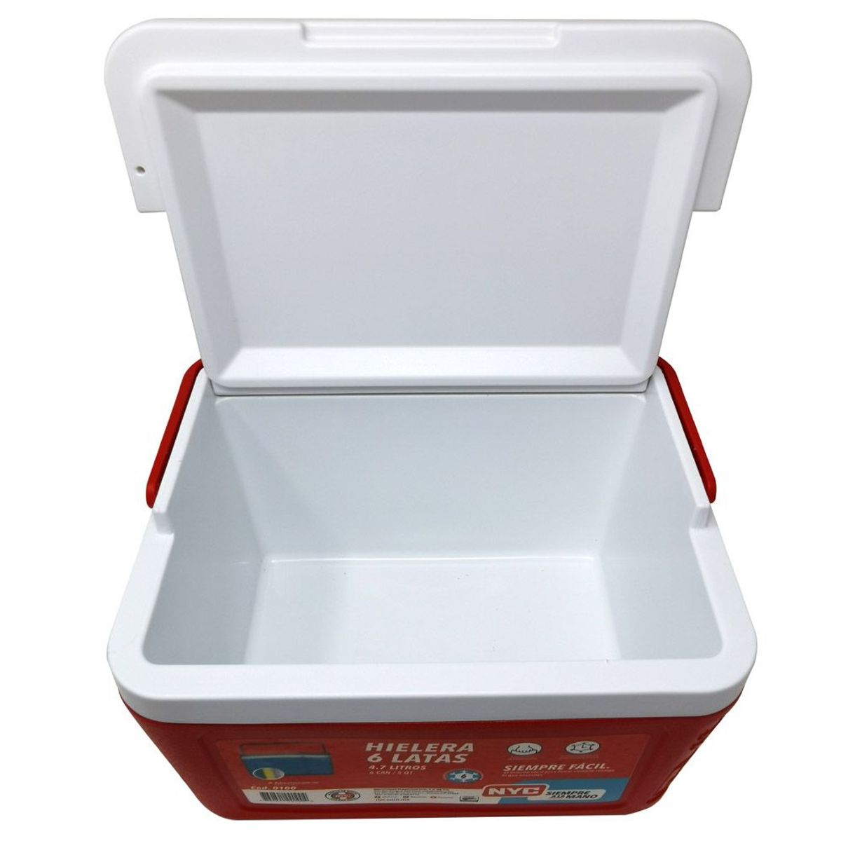 NYC - Nevera nyc 4.7 litros hielera portátil SIX PACK 6 latas