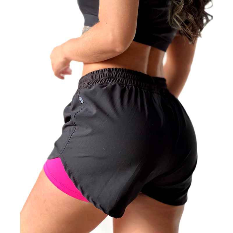 POSEIDON SPORTWEAR - Pantaloneta Deportiva Short Lycra con Bolsillo.