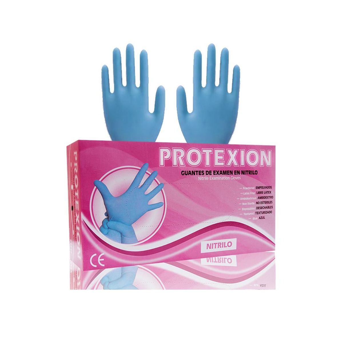 PROTEX - Guantes Nitrilo T.m Cjx100und.protex-ion