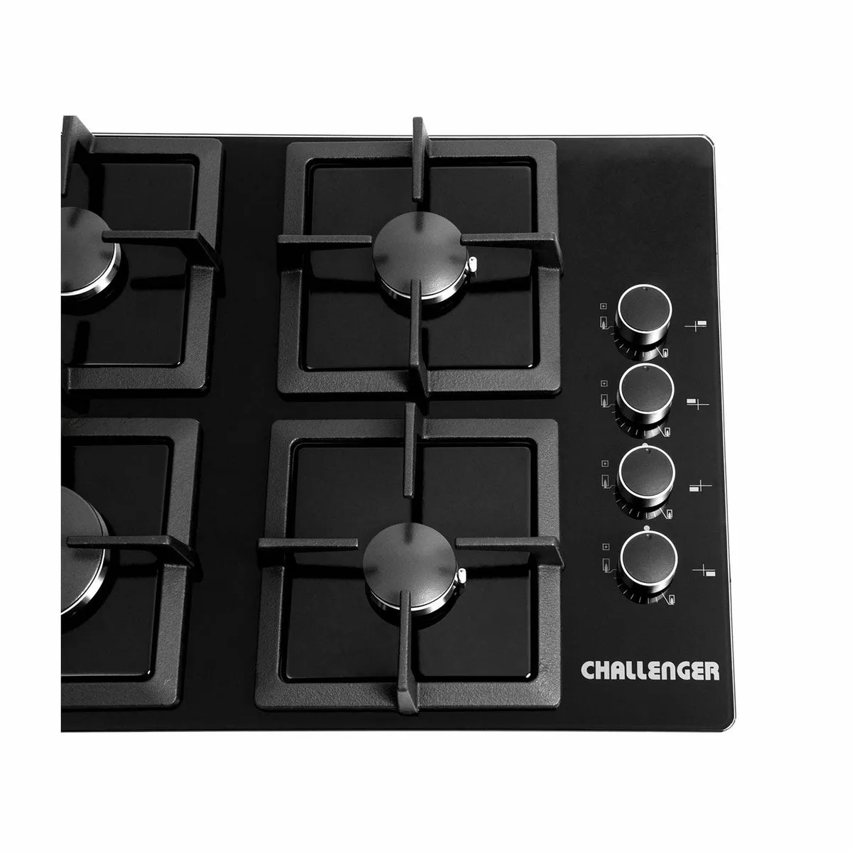 CHALLENGER - Cubierta Challenger De Empotrar Gas Vidrio  4 Pts - SQ 6759 AE