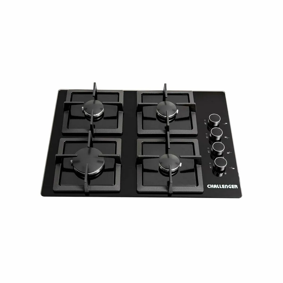 CHALLENGER - Cubierta Challenger De Empotrar Gas Vidrio  4 Pts - SQ 6759 AE