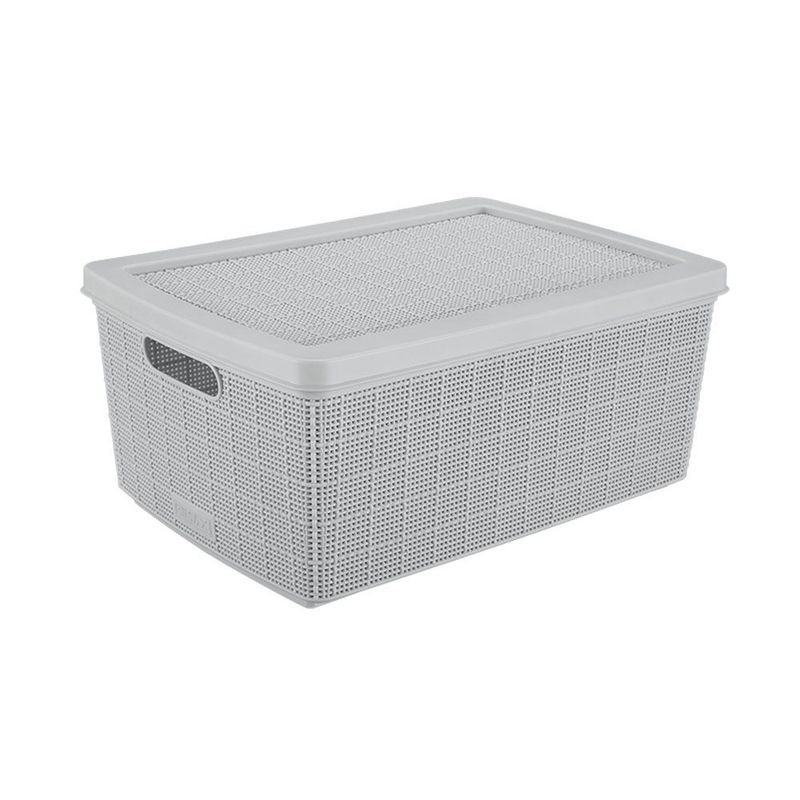 RIMAX - Canasta Fique 13.5 Litros RIMAX - Gris Hielo