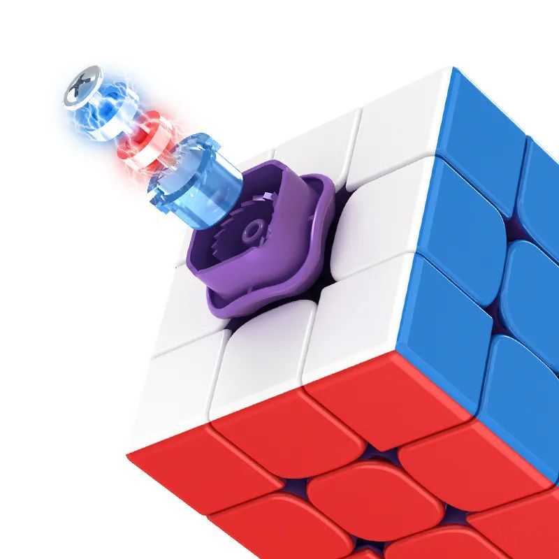 MOYU - Cubo Rubik Magnetico MOYU Super RS3M Purpura