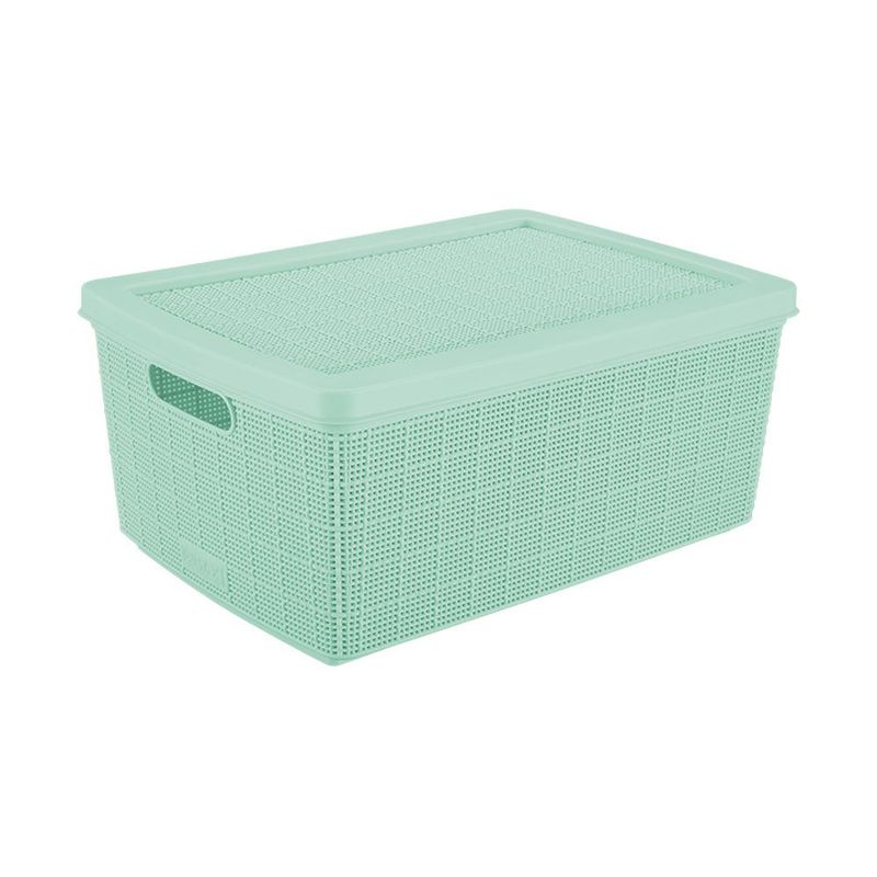 RIMAX - Canasta Fique 13.5 Litros RIMAX - Verde Menta