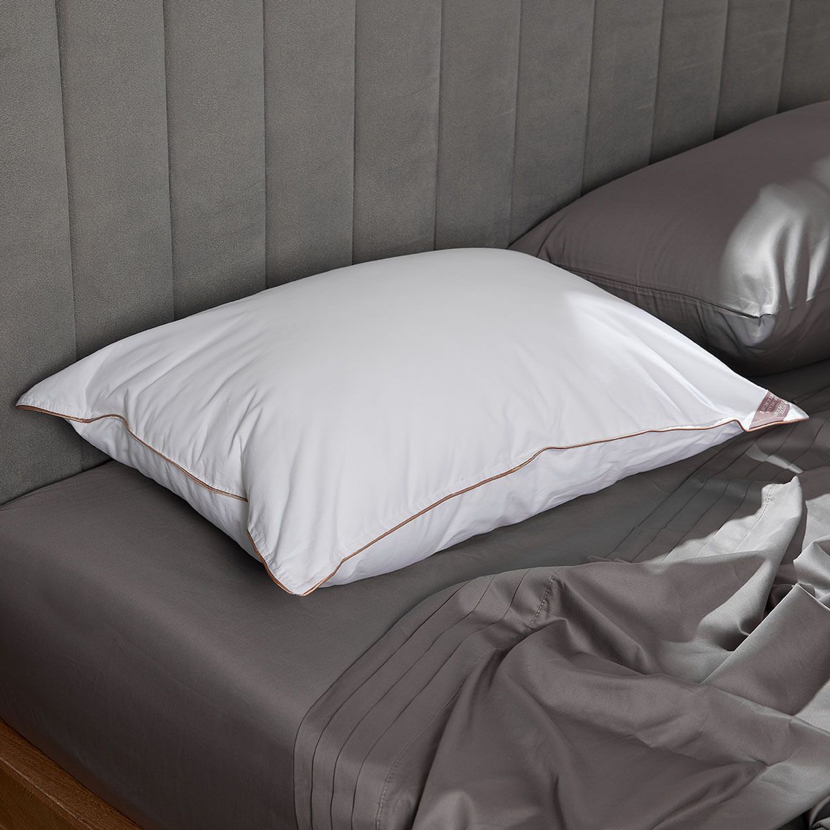 DISTRIHOGAR - Almohada Hotel Experience Soporte Suave Algodón 50 x 70 cm