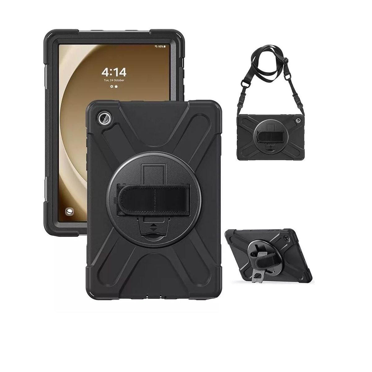 GENERICO - Estuche Antigolpe Para Tablet Samsung Tab A9 87 Correa