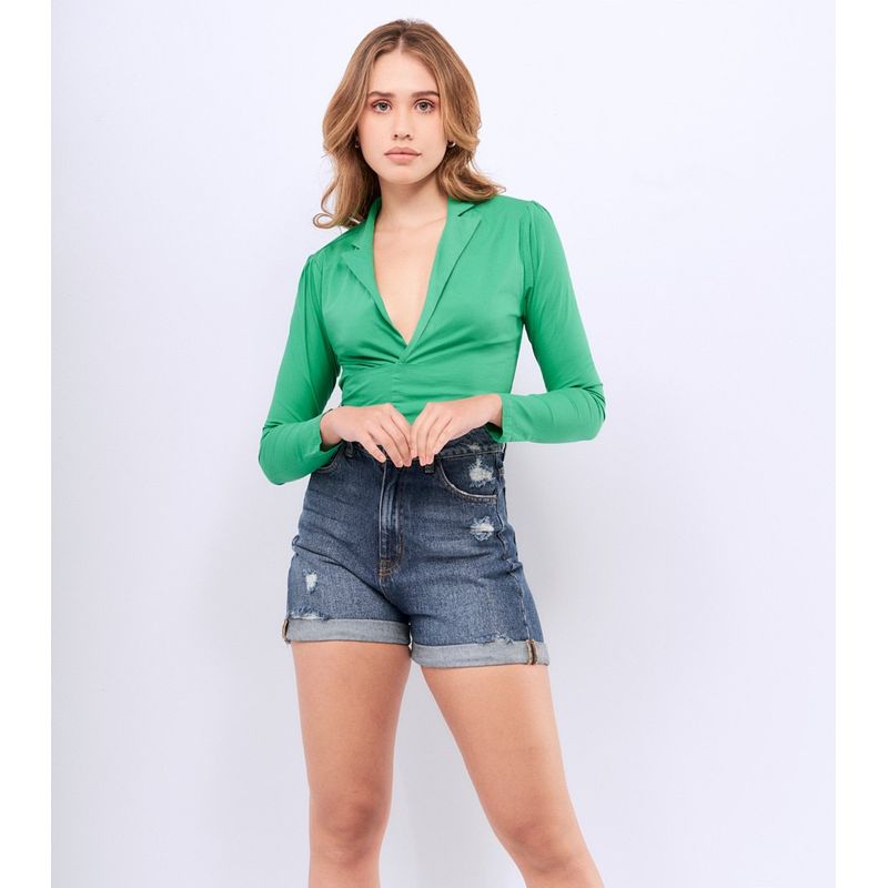 UNSER - Blusa Para Mujer Corta Tipo Blazer Unser_.