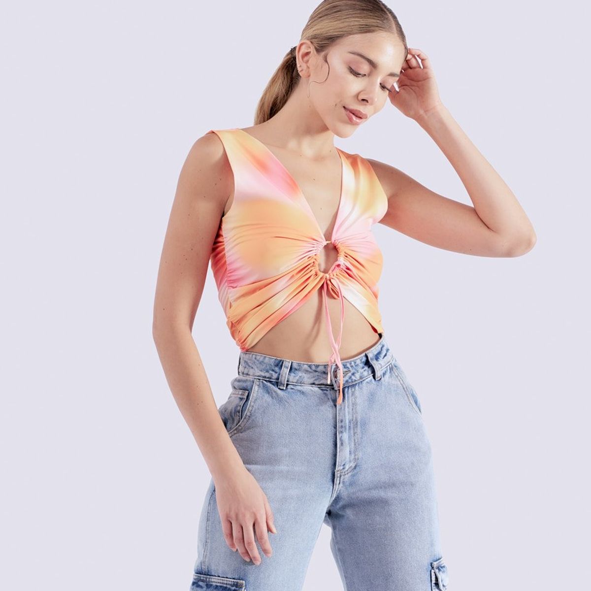 TYPER - Blusa Para Mujer Ajustada Typer