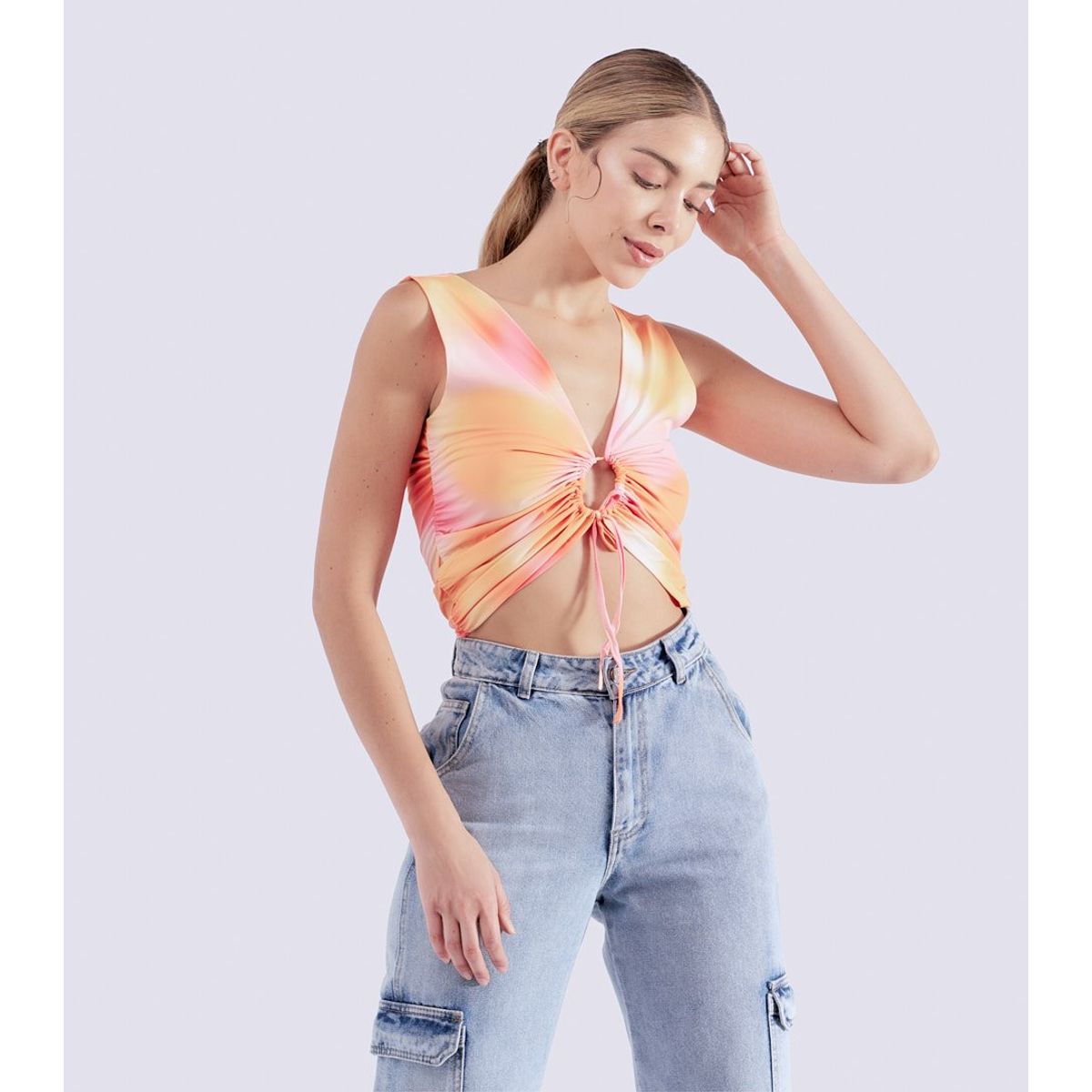 TYPER - Blusa Para Mujer Ajustada Typer