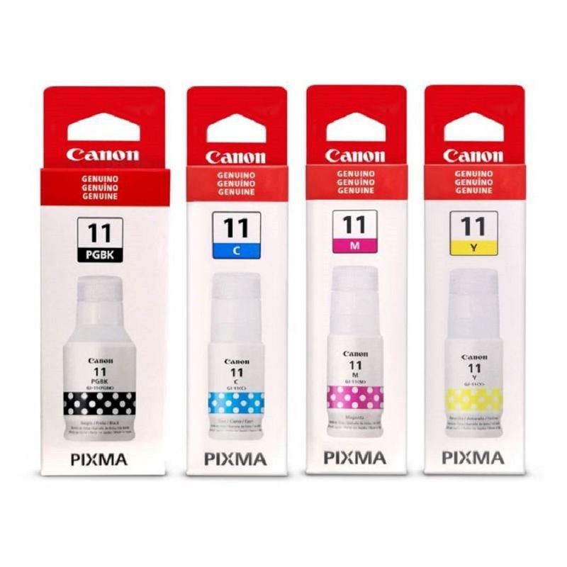 CANON - Tinta Canon 11 original x 4 colores