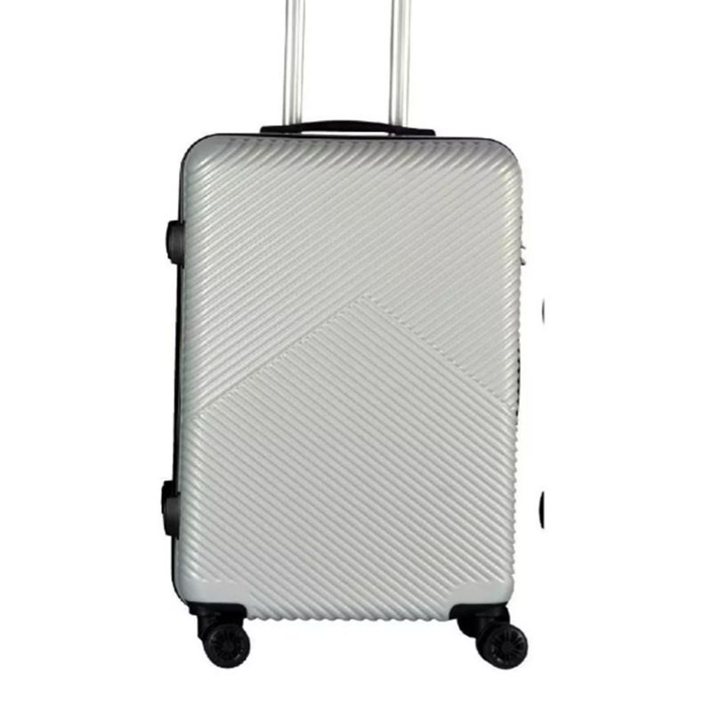 TRAVEL ELITE - Maleta De Viaje Mediana Travel Elite Abs Nomad 24 Pulgadas Gris