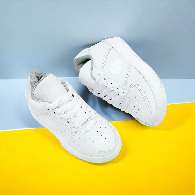 PAPOS - Tenis Colegiales Unisex Smart Blanco - Blanco