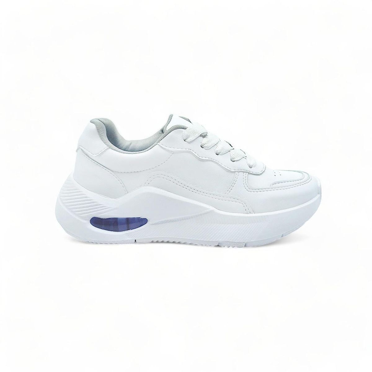 PAPOS - Tenis Colegial Unisex HighSchool Blancos - Blanco