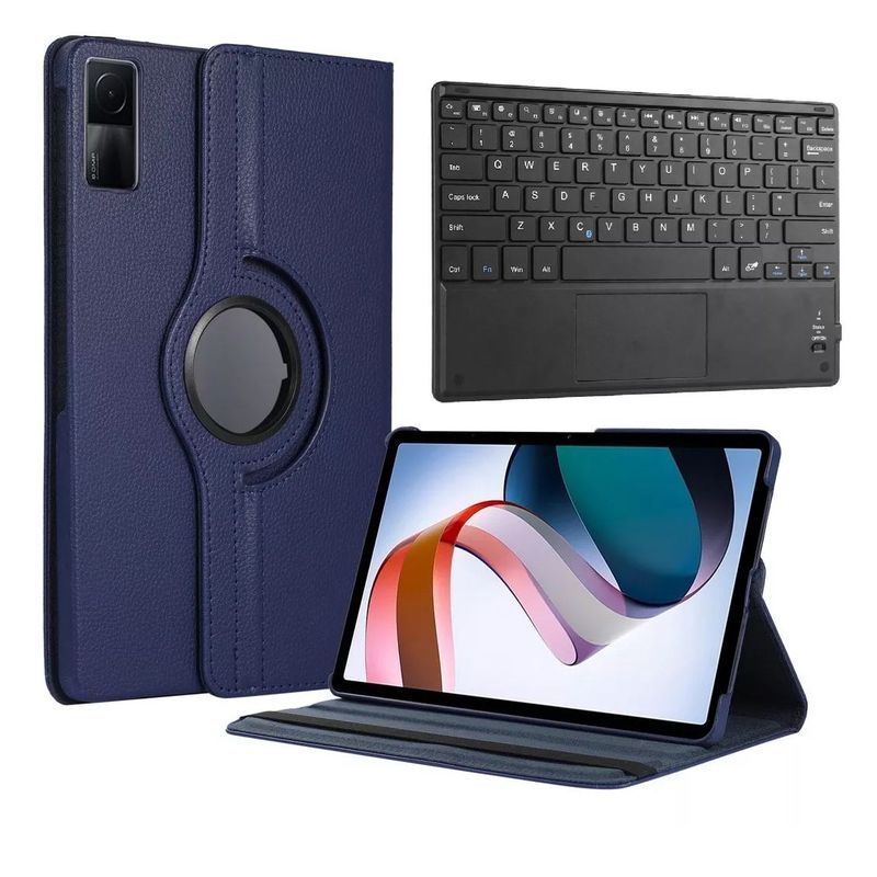 GENERICO - Estuche 360 + Teclado Trackpad (mouse) Para Redmi Pad Se 11